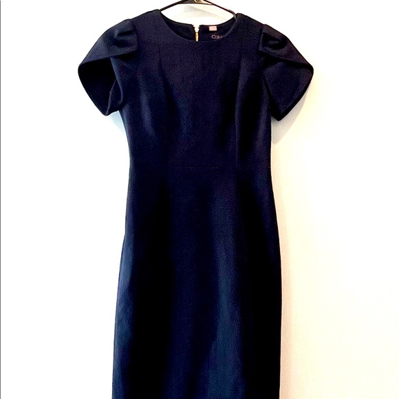 Calvin Klein Dresses & Skirts - Calvin Klein Petal Sleeve Crew Neck Mid-Length Dress